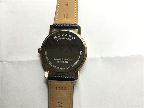 how to watch out for fake movado|is a movado watch real.